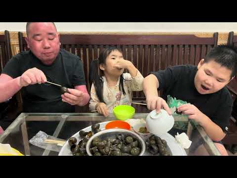 Ốc nhồi luộc rất ngon mời mọi người