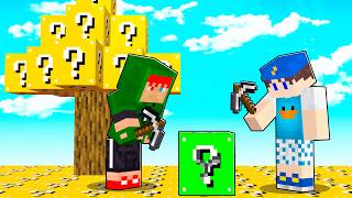 AMIGOS NO DESAFIO ILHA DE LUCKY BLOCKS NO MINECRAFT!! QUEM GANHOU?