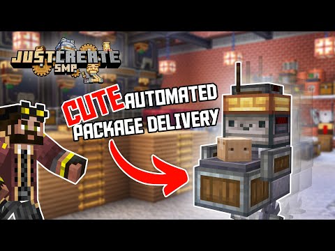 Package Delivery Networks in Minecraft Create 6.0 are OP! [#26]