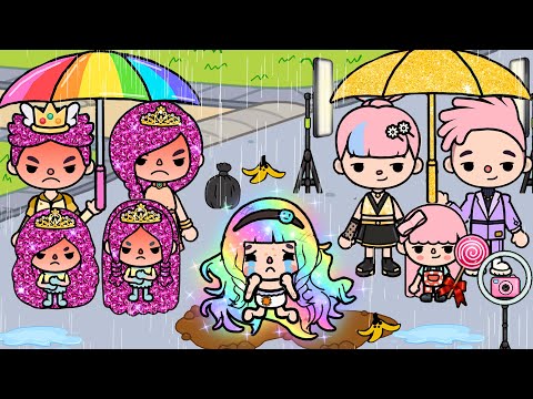 Rainbow Princess and Albino Princess  | Toca Life Story | Toca Boca