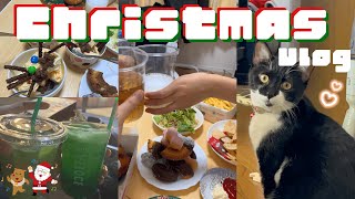 【Vlog】幼馴染と過ごすクリスマスイブイブと実家で過ごすクリスマスイブ🎅