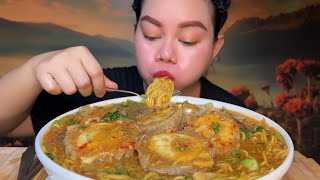 PEDAS NYELEKIT ,SEBLAK MIE BAKSO URAT TELOR KUAH SAMBAL MERCON MUKBANG