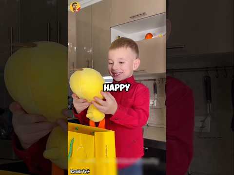 This Child is happy to receive any gift from his dad  😍❤️