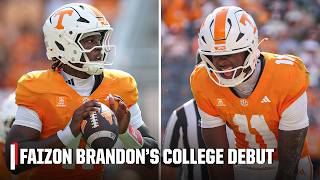 5 TOUCHDOWNS 🔥 Former 5 ⭐️ Faizon Brandon shines in his debut for Tennessee | ESPN College Football