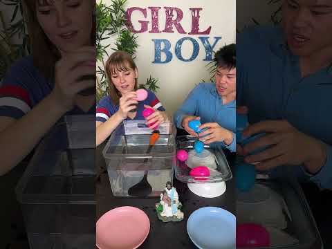 Loving couple enjoy their afternoon with gender reveal party! #shorts
