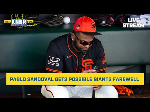 Pablo Sandoval Has An Emotional Night At Oracle Park | 03/27/2024 | KNBR Livestream
