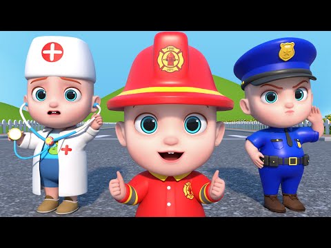 Jobs and Career Song: Policeman, Doctor, Firefighter + more Kids Songs by Leo Nursery Rhymes