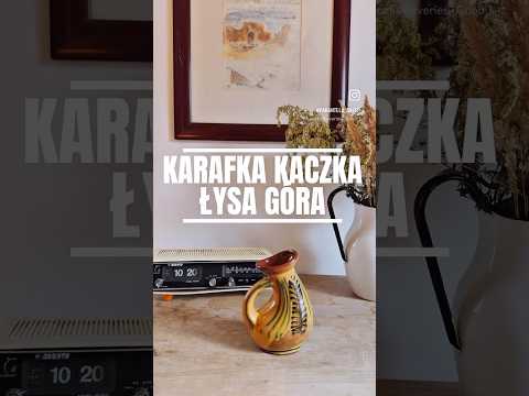 Karafka Kaczka Łysa Góra #starocie #pchlitarg #targstaroci