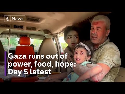 Israel forms war cabinet as Gaza runs out of fuel, power, food