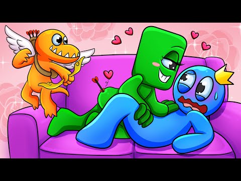 Green's Love Confession to Blue! 😳 Rainbow Friends Animation