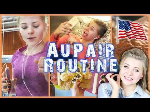 MY AUPAIR ROUTINE in America! (Auslandsjahr) + VERLOSUNG!