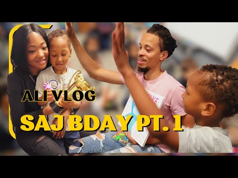 How to Keep Junior Kindergarteners Engaged!  The 1st Part of Saj's 5th Birthday!!