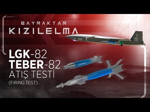 Bayraktar #KIZILELMA | LGK-82 ve TEBER-82 Atış Testi