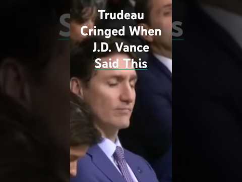 J.D. Vance Made Trudeau Look Dumb #freecanada #mcga #pierrepoilievre #canada #justintrudeau #shorts