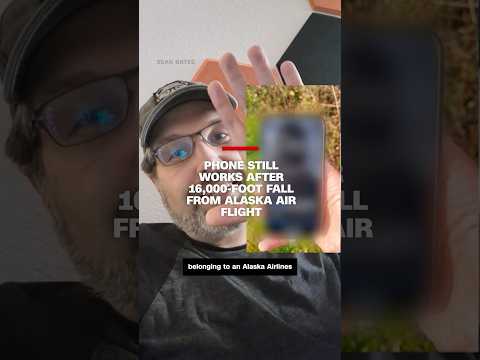 iPhone survives 16,000-foot fall from Alaska Airlines flight 1282