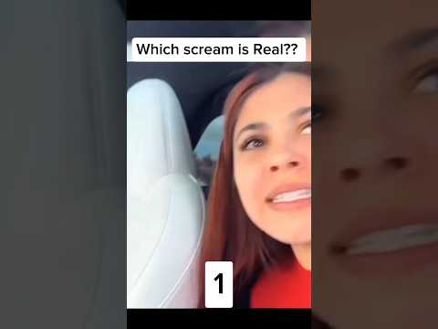 What scream is real? ๐ณ๐คฏ #scream