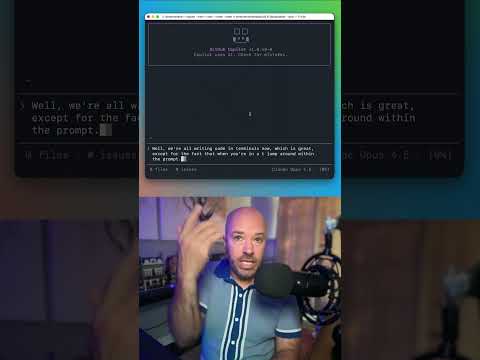 NOT EVERYTHING HAS TO BE DONE IN A TERMINAL! #coding #agents #terminal