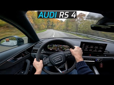 2024 AUDI RS 4 AVANT 450 HP POV TEST DRIVE