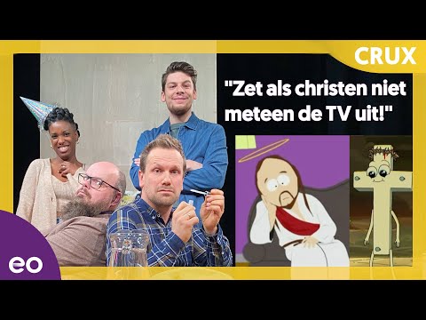 Iedere week haalt Joram met zijn sidekick in CRUX heilige huisjes, hot items en hete hangijzers door de mangel en probeert hij alsnog het goede gesprek te voeren. Deze week gaat het over grappen over het christelijke geloof, kan dat? Met Timzingt en Frank Bosman.