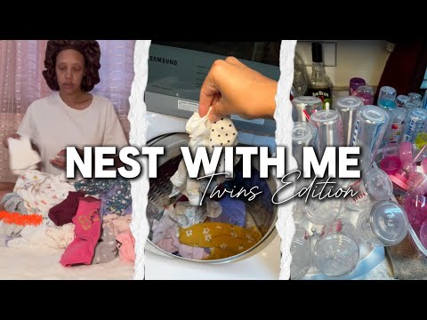 TWINS💕 NEST WITH ME | 34 Weeks Pregnant