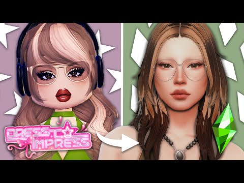 Playing Dress to Impress VS The Sims 4 ✨