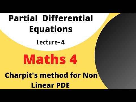 Charpit Method | Engineering Mathematics 4 | unit 1 |...