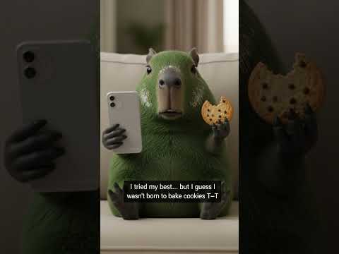 Bé Kapybara Xanh "Bếp Núcta" Và Cú Hích Viral Bất Ngờ! 🥺😂