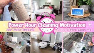Clean With Me POWER HOUR 💪 | Speed Cleaning Motivation| Quick Home Reset