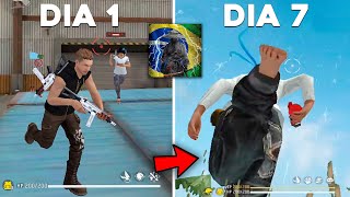 Passei 7 Dias Sendo Freestyle no Free Fire 😯🔥 (Ninguém Aguentou)