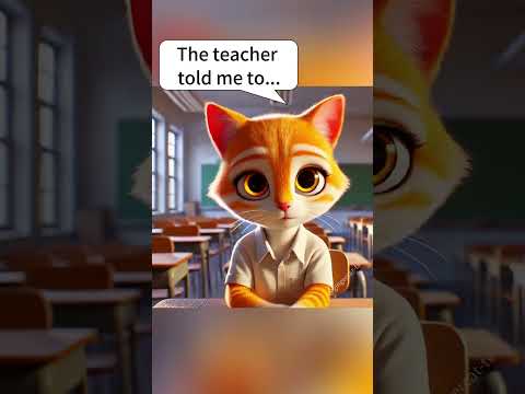 White cat was bullied because of her scar! Can she find a true friend?#shorts