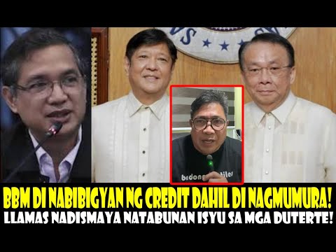 BBM DI DAW NABIBIGYAN NG CREDIT DAHIL DI NAGMUMURA! DILAWAN DISMAYADO  NATABUNAN ISYU SA MGA DU30!