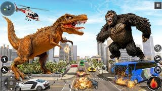 Angry Dinosaur Game - Dinosaur City Rampage Gameplay - Android Gameplay #dinosaur