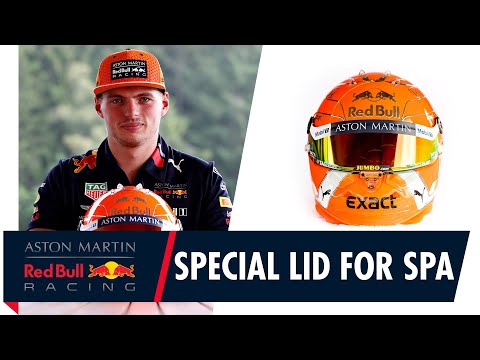 Special Lid For Spa | Max Verstappen Reveals His Belgian GP Helmet