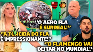 🚨RENATA FAN e CICINHO ficam IMPRESSIONADOS com o AEROFLA do FLAMENGO e APOSTAM no MENGÃO!