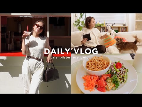 【1日Vlog】余裕がある1日の様子🌿📚自炊/ピラティス/読書/カフェ
