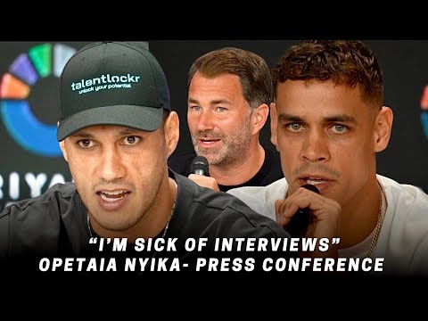 “I’M SICK OF INTERVIEWS” Jai OPETAIA TELLS EDDIE HEARN | DAVID NYIKA FIRES BACK – Press Conference