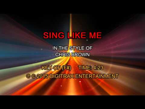 Chris Brown – Sing Like Me (Backing Track)