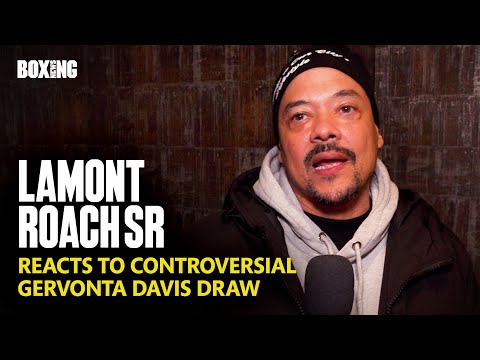 Lamont Roach Jr Trainer & Father Reacts To Gervonta Davis Draw