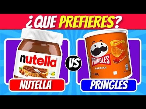 ¿Que prefieres ? Edición comida 🍔🍕