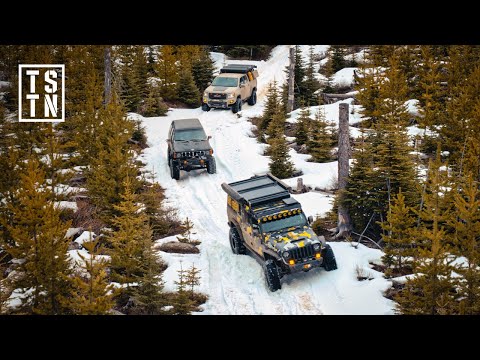 Spring SNOW MAYHEM Off-Roading To REMOTE Lake