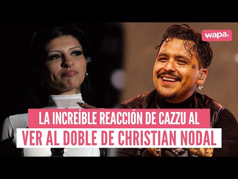 El gesto de Cazzu al cruzarse con el ‘doble’ de Nodal: su reacción lo dijo todo