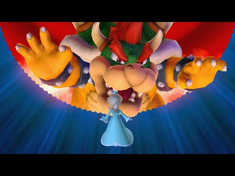 Mario Party 10 - Rosalina vs Peach vs Daisy vs Toadette vs Bowser - Chaos Castle