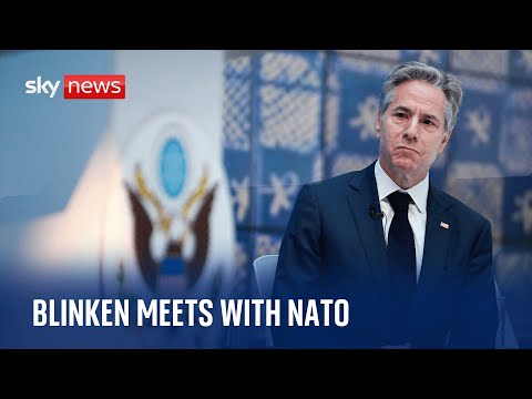 Watch live: US Secretary of State Antony Blinken meets with NATO Secretary-General Jens Stoltenberg
