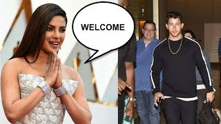 Nick Jonas Arrive In India With His Parents For Engagement With Priyanka Chopra