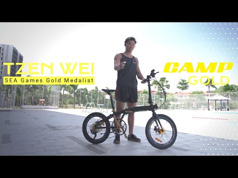 CAMP GOLD - Champion's folding bike | Tzen Wei, SEA Games Gold Medalist