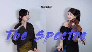 The Spectre - Alan Walker | 𝟮𝘾𝙊𝙇𝙊𝙍 Violin & flute Cover👻