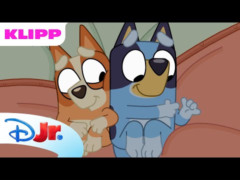 💙 Man skal ikke stikke av | Bluey | Disney Junior Norge