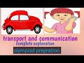 Modes of Transport and Communication