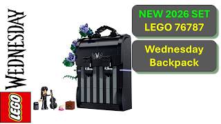 NEW LEGO Wednesday 76787 Wednesday Backpack