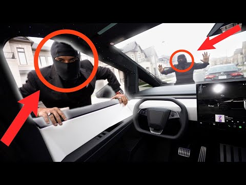 they stole the wrong Tesla Cybertruck at the wrong time (Tesla is Smarter)